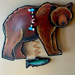 Allen Bear and Fish clock